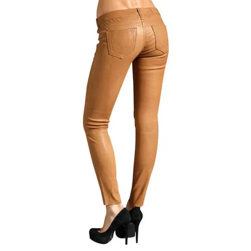 Light Tan leather pants (style #10)