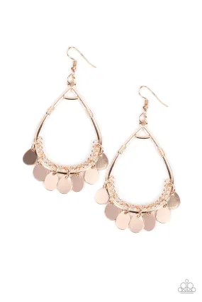 Meet Your Music Maker Rose Gold-Earrings