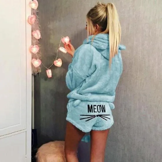 Meow Shorts Loungewear