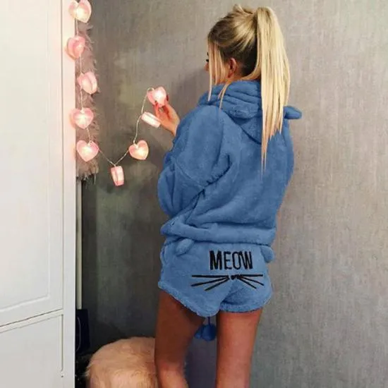 Meow Shorts Loungewear