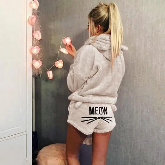 Meow Shorts Loungewear