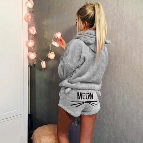 Meow Shorts Loungewear