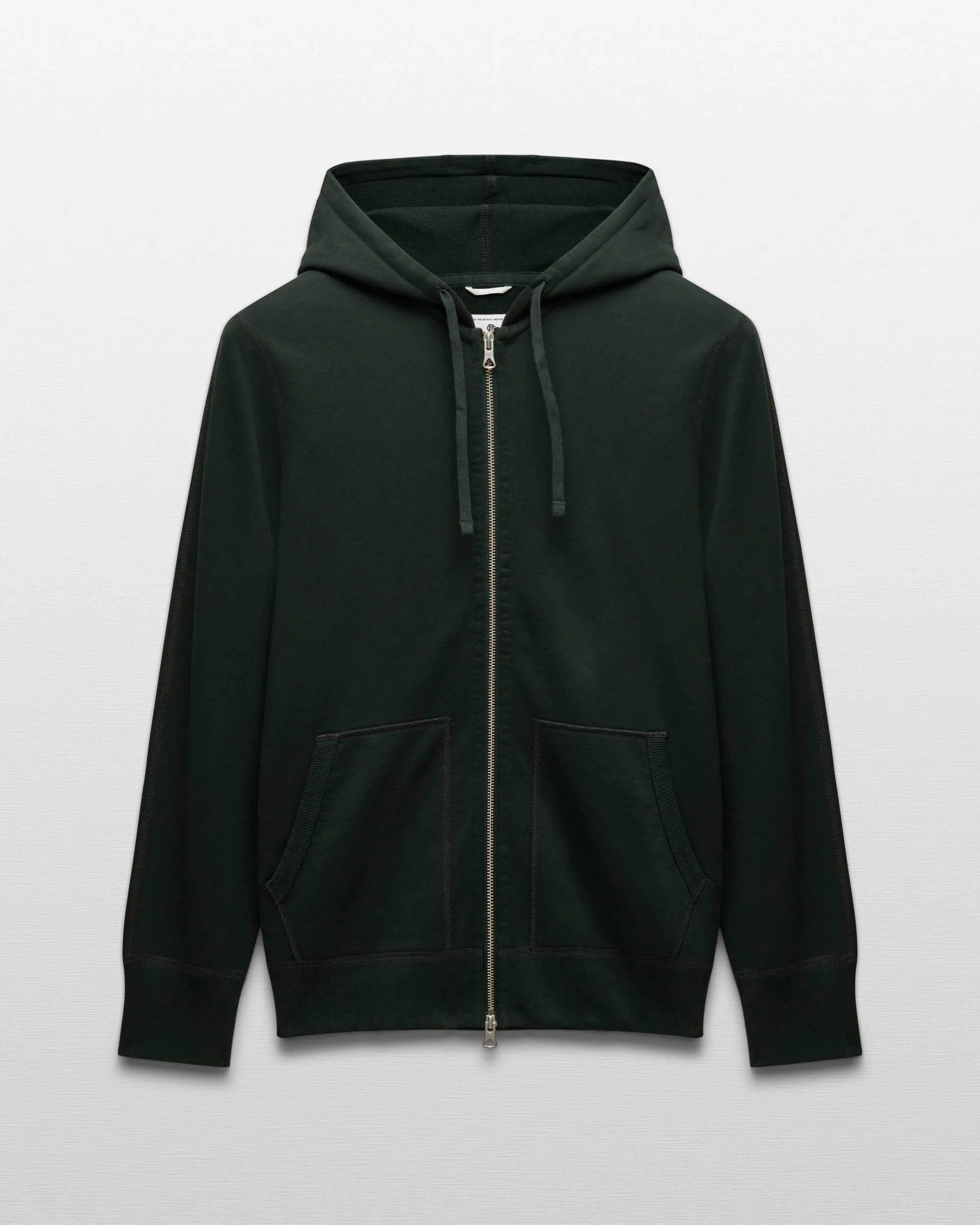 Midweight Terry Slim Zip Hoodie