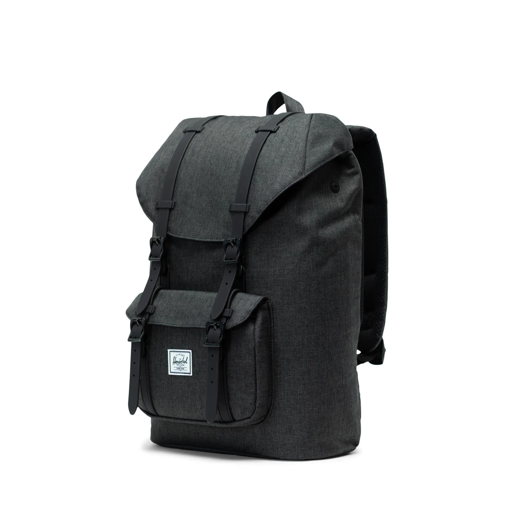 Mochila Herschel Little America Mid-Volume Black Crosshatch/Black