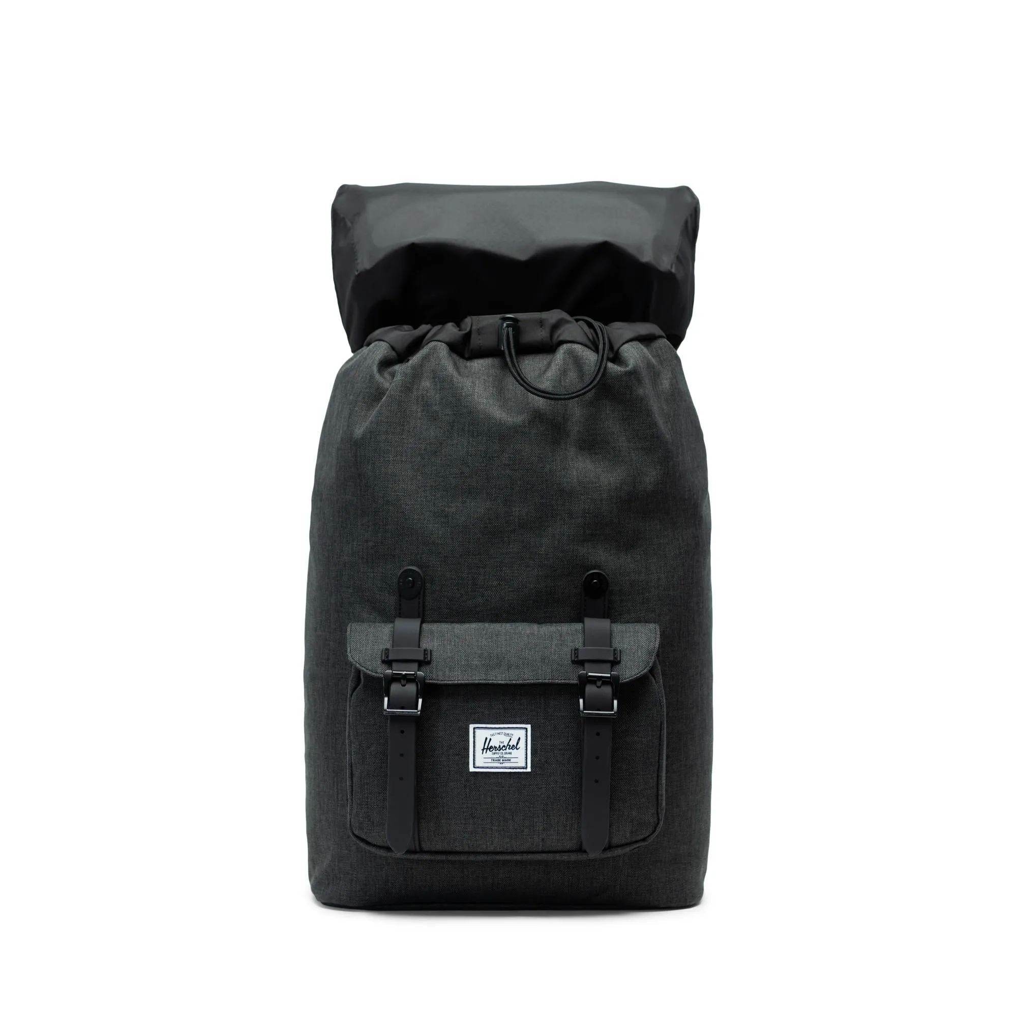 Mochila Herschel Little America Mid-Volume Black Crosshatch/Black