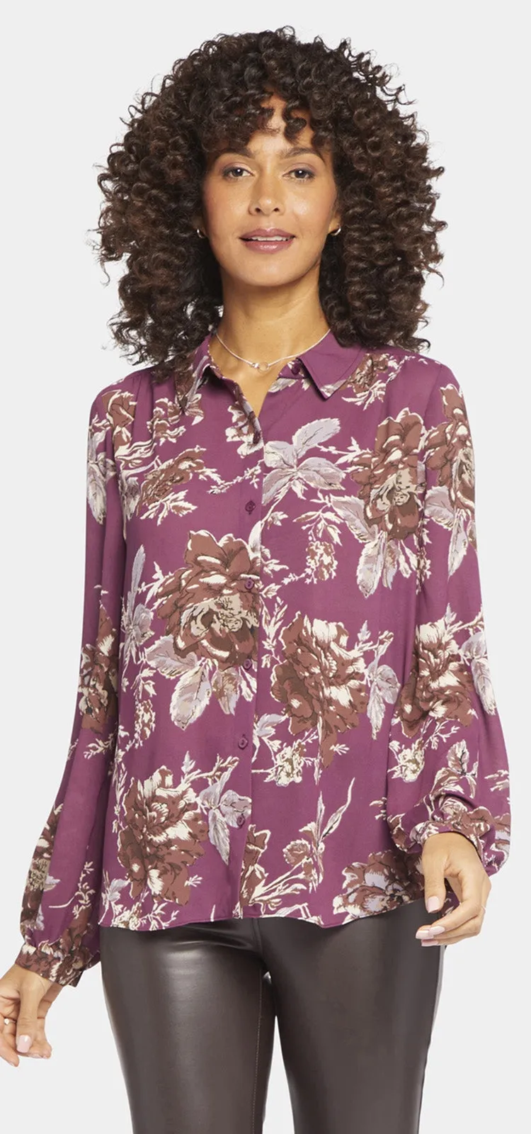 Modern Blouse in Bloemenprint | Frida Floral