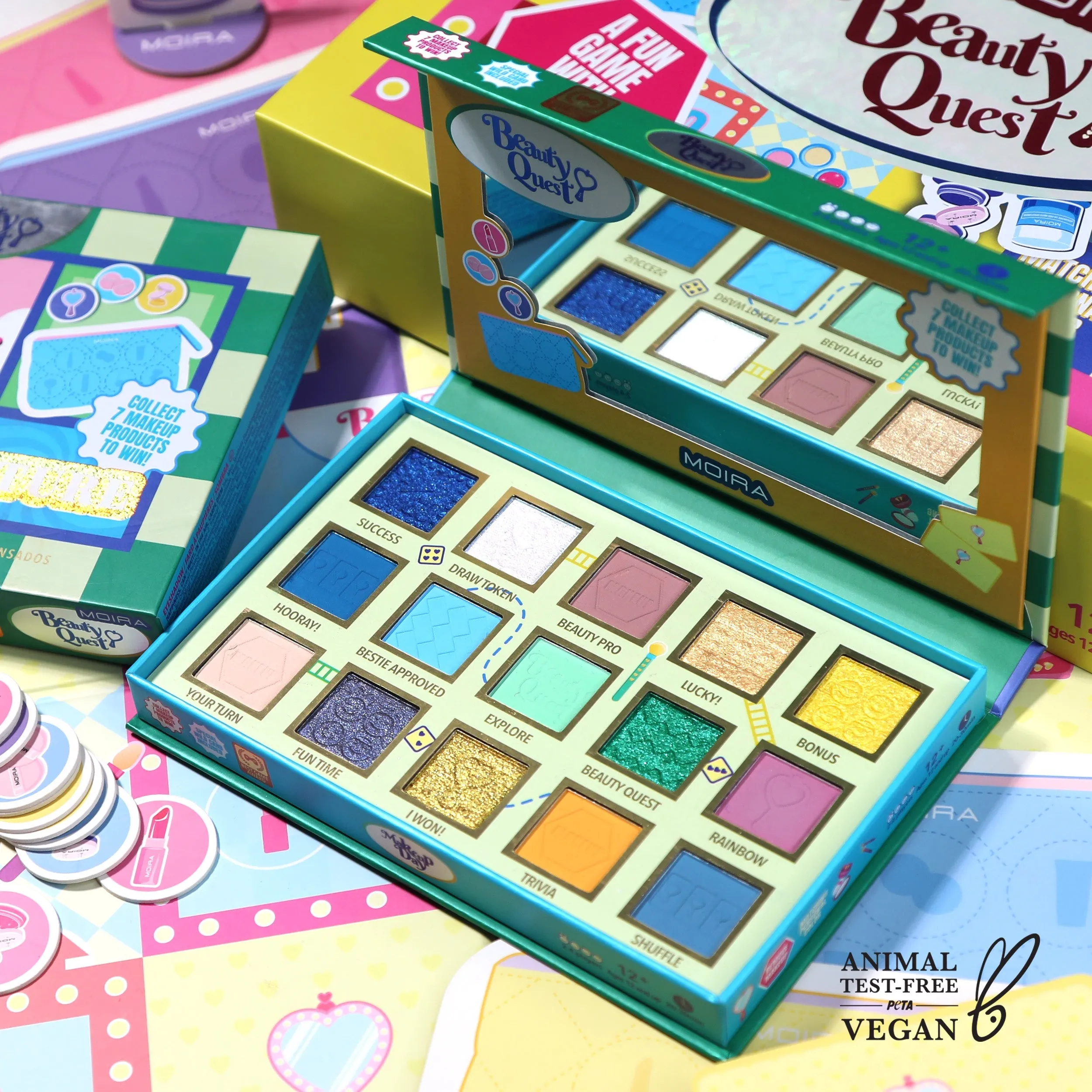 MOIRA Beauty Adventure Paleta de Sombras 15 Tonos