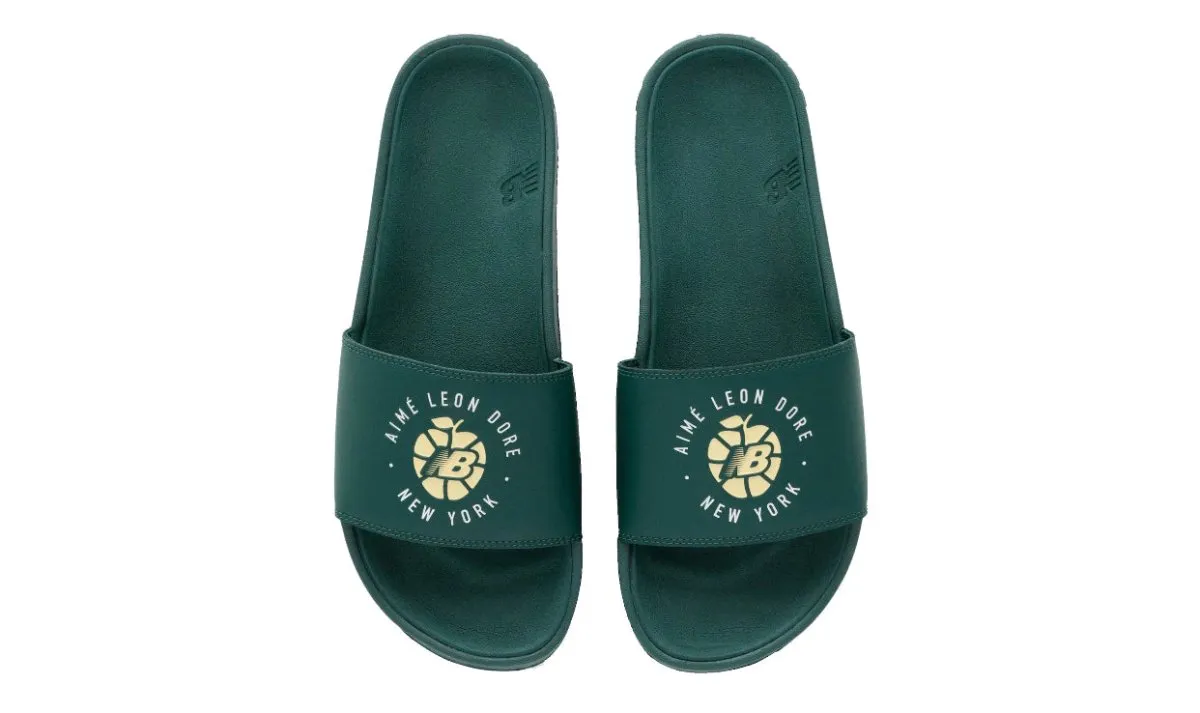 New Balance slides Aime Leon Dore green