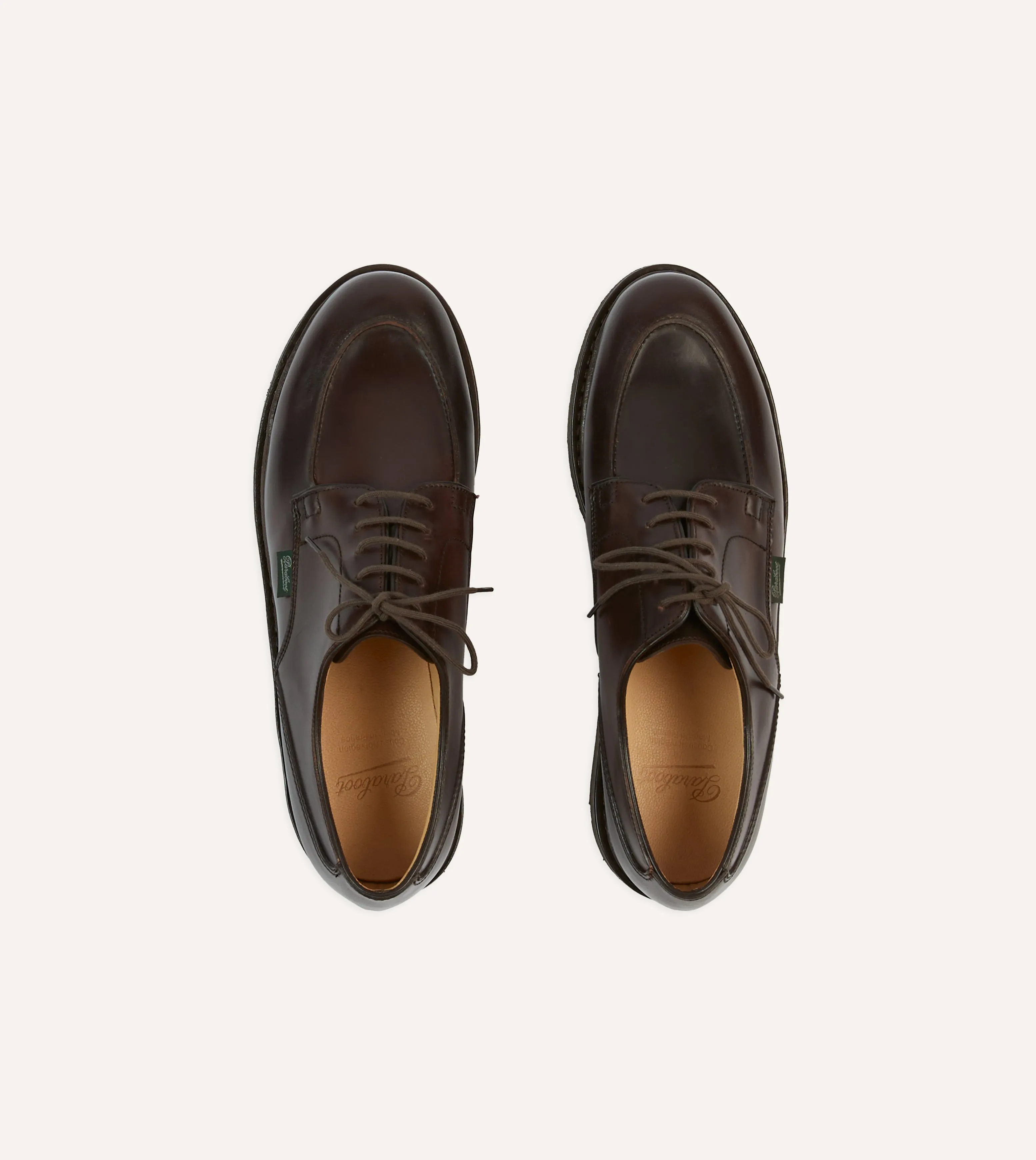 Paraboot Chambord Burgundy Cordovan Leather Derby Shoe