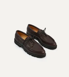 Paraboot Chimey Dark Brown Calf Leather Derby Shoe