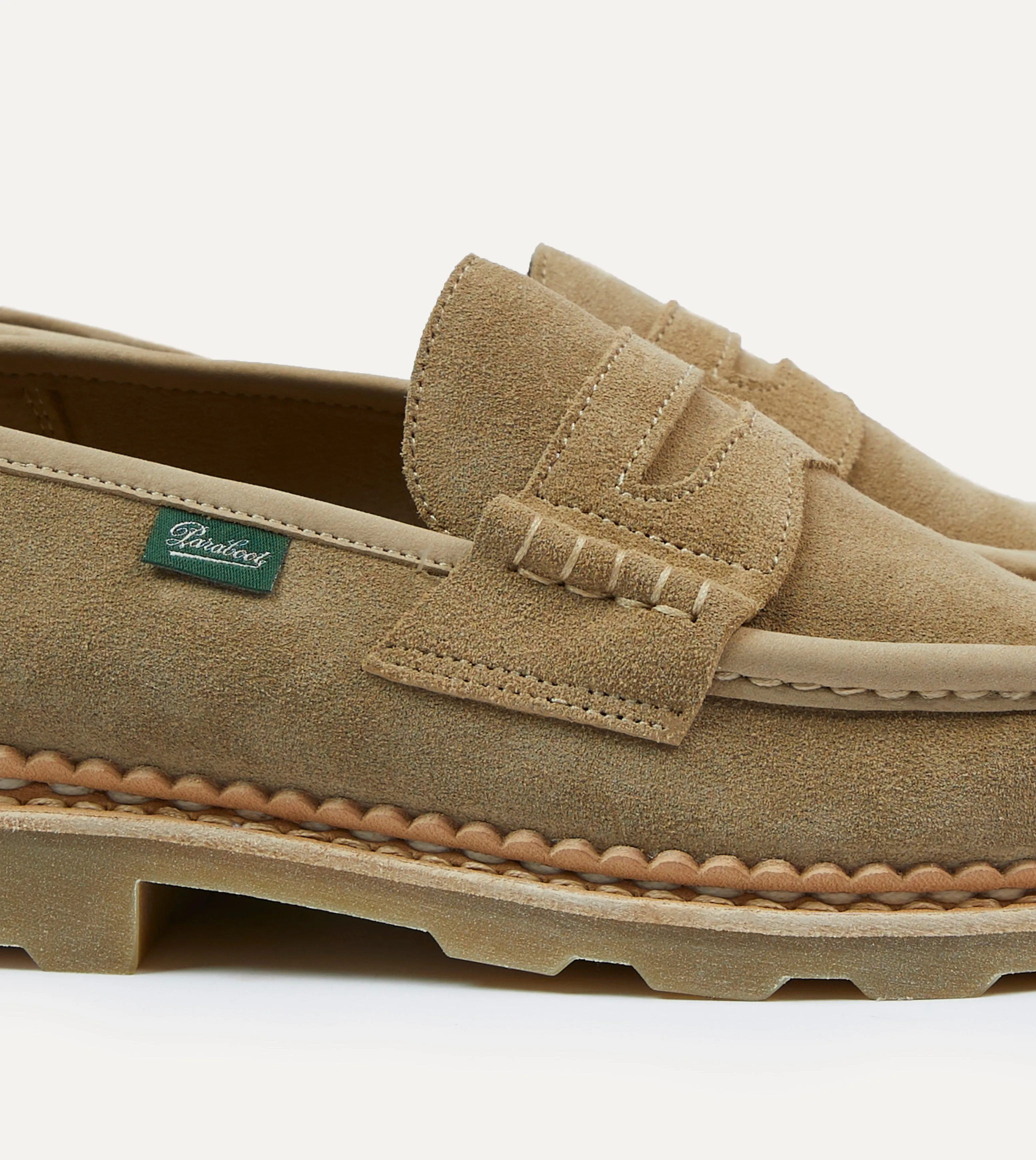 Paraboot Nantes Sand Suede Loafer