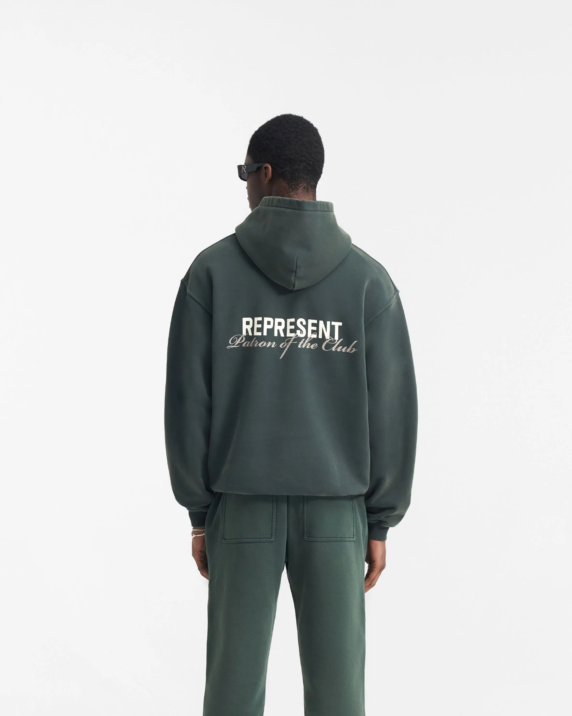 Patron Of The Club Hoodie - Forest Green