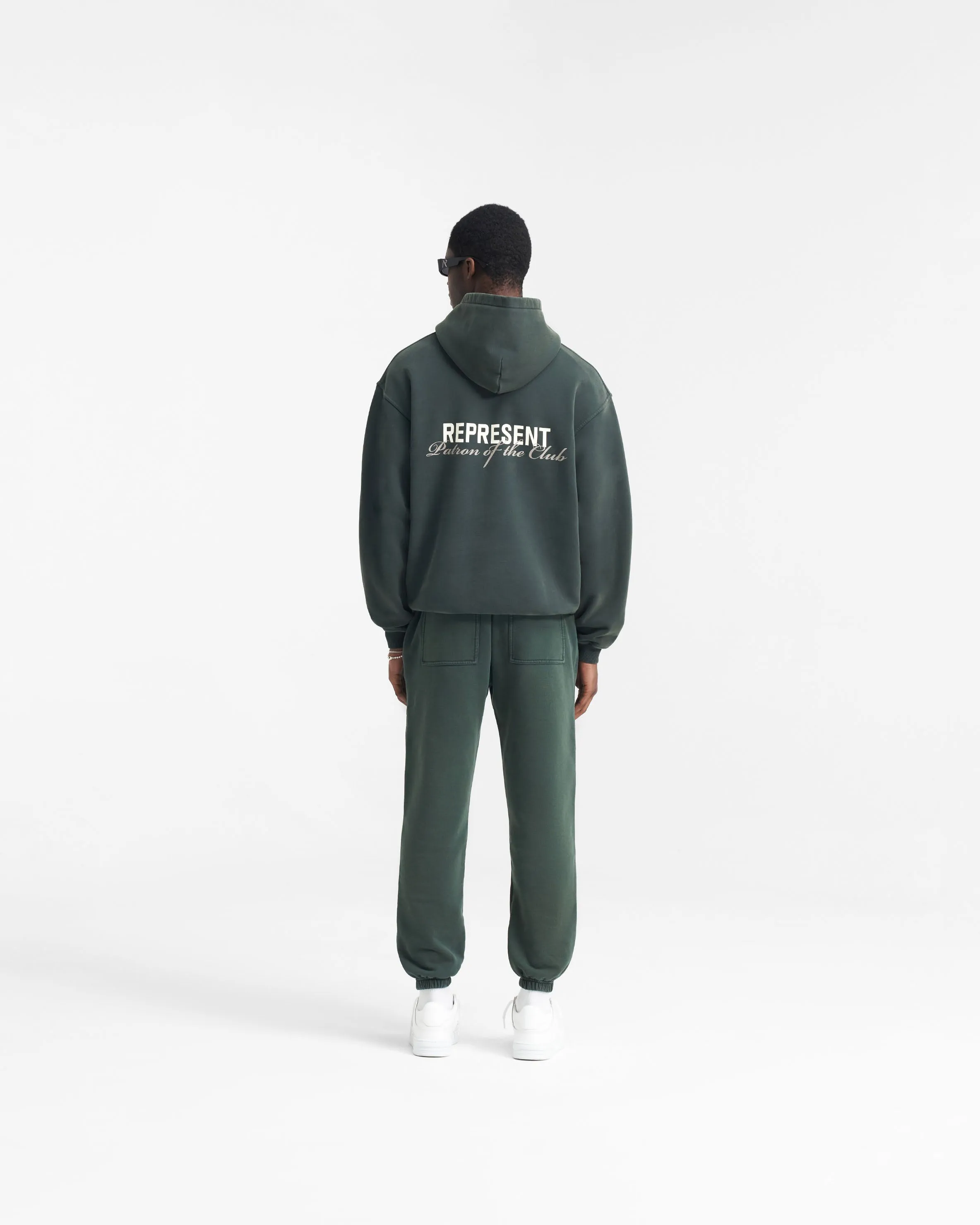 Patron Of The Club Hoodie - Forest Green