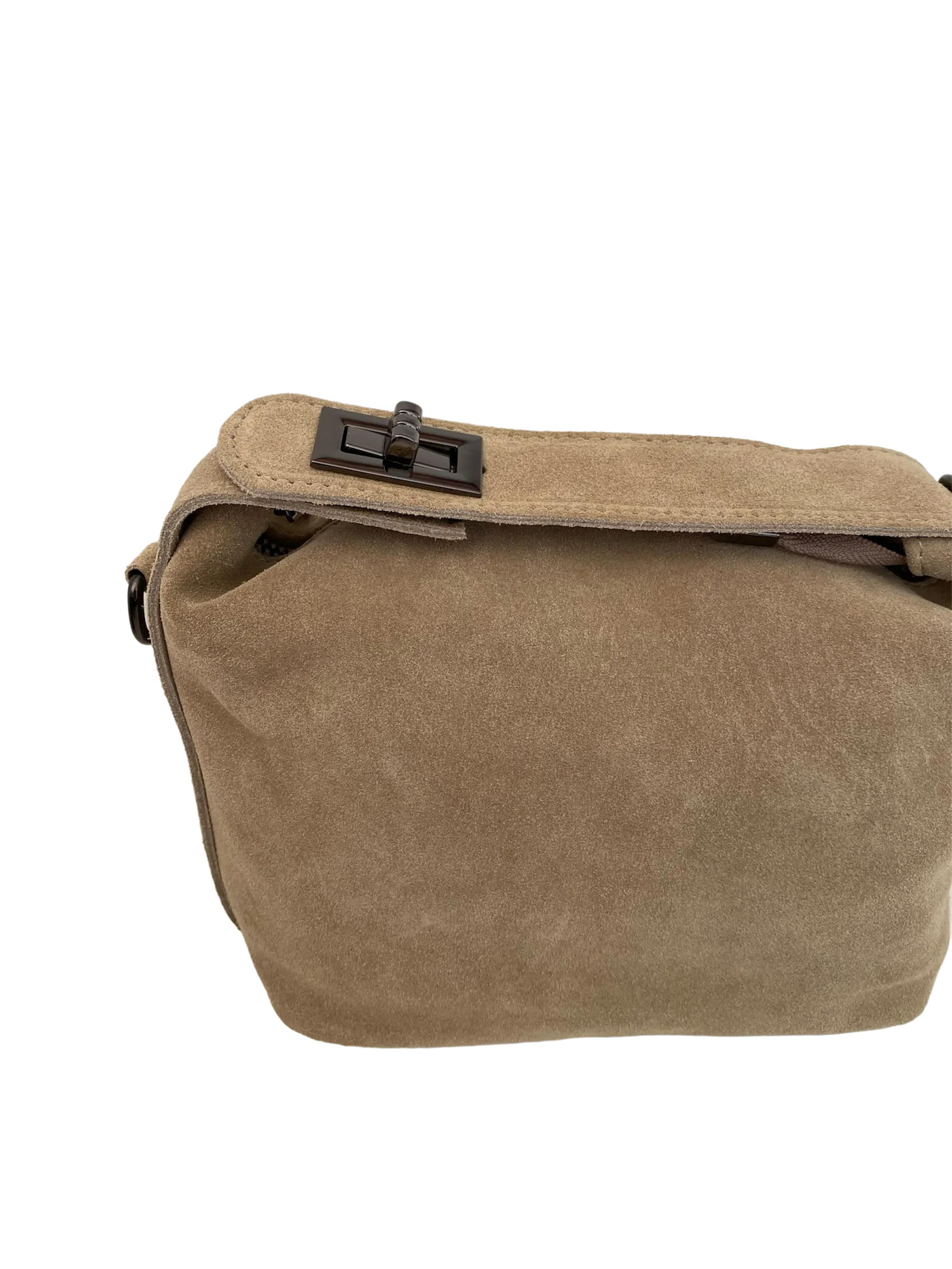 PHILIPPA BEIGE - Bolso bandolera de ante