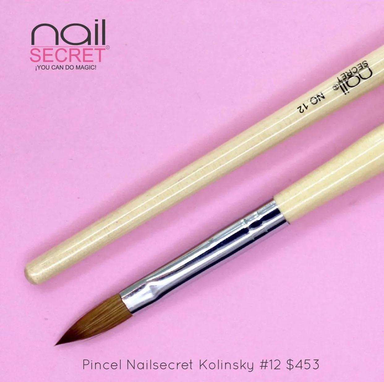 Pincel Nailsecret Kolinsky #12