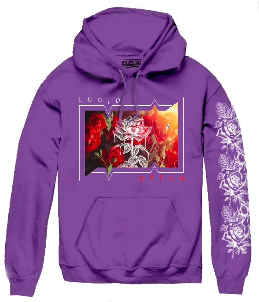 ROSE BOX DISTORTED HOODIE