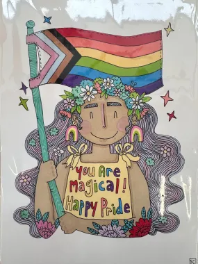 Sarah Cunningham Prints “Happy Pride” A4