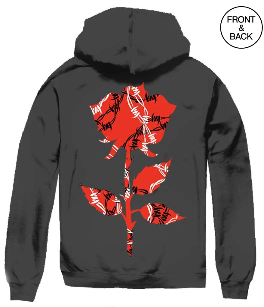 SAVAGE BARBED ROSE HOODIE