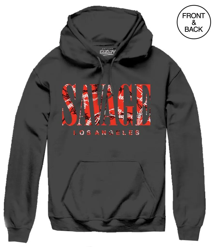 SAVAGE BARBED ROSE HOODIE