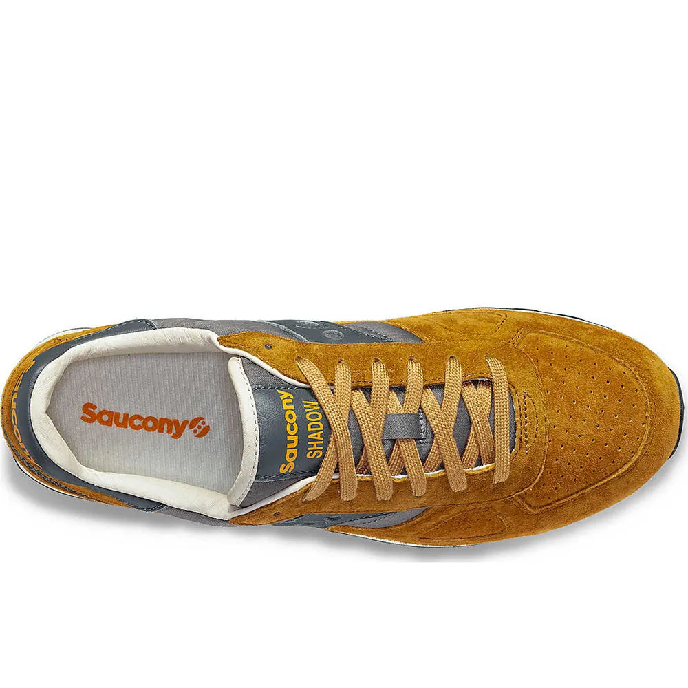 Scarpe Uomo Saucony Sneakers Shadow Original Tan - Grey