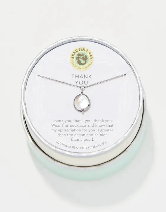 Sea La Vie Thank You Necklace