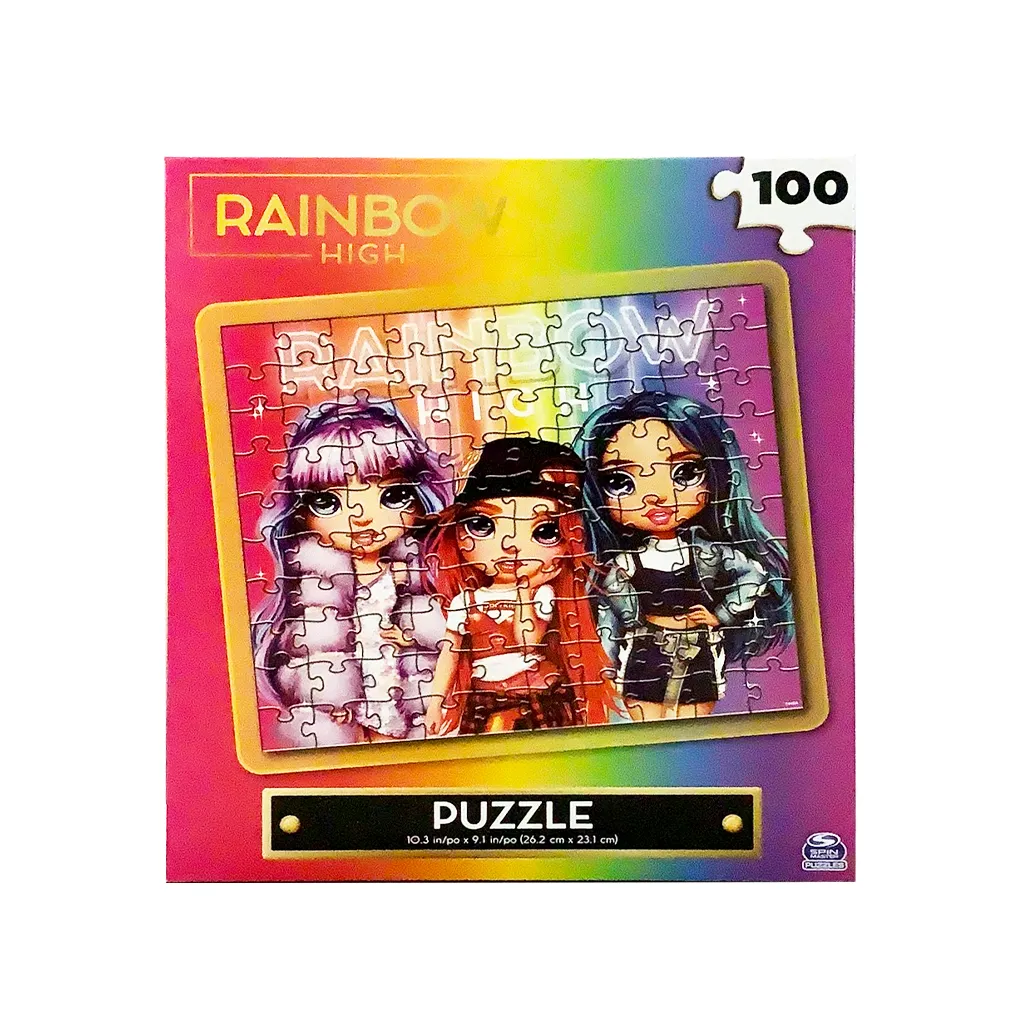 SPINMASTER 6063751 Rainbow High Puzzle 100 pc