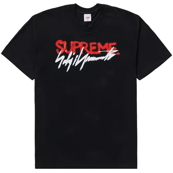 Supreme Yohji Yamamoto Logo Tee Black