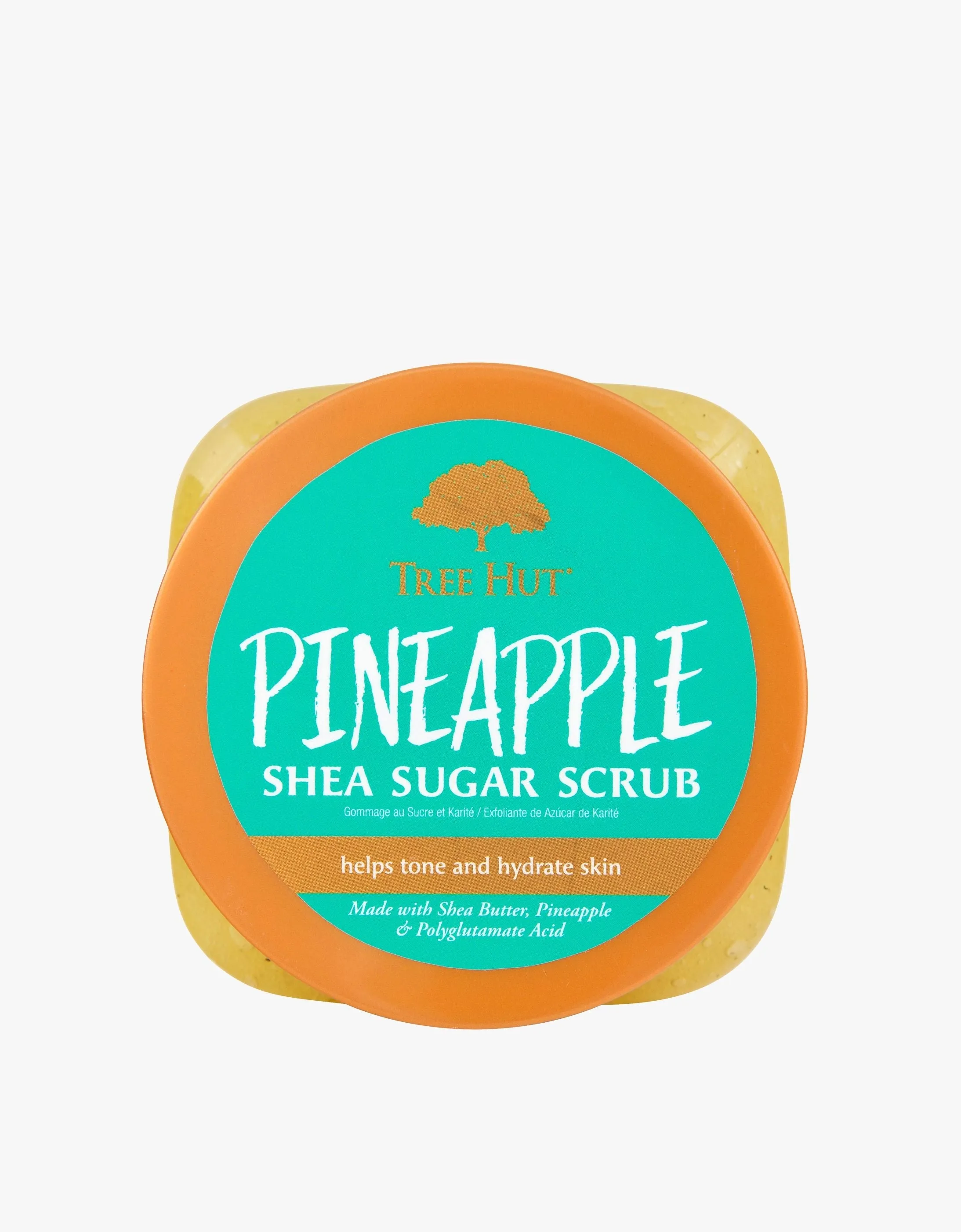 TREEHUT Pineapple Exfoliante de Azúcar con Karité