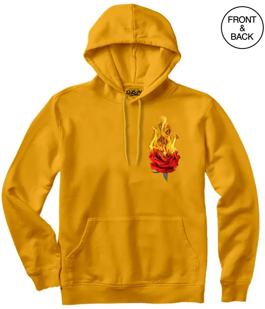 TRIANGLE ROSE FLAME Hoodie