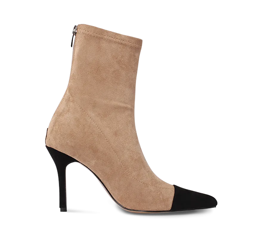 Two Tone Ankle Boots