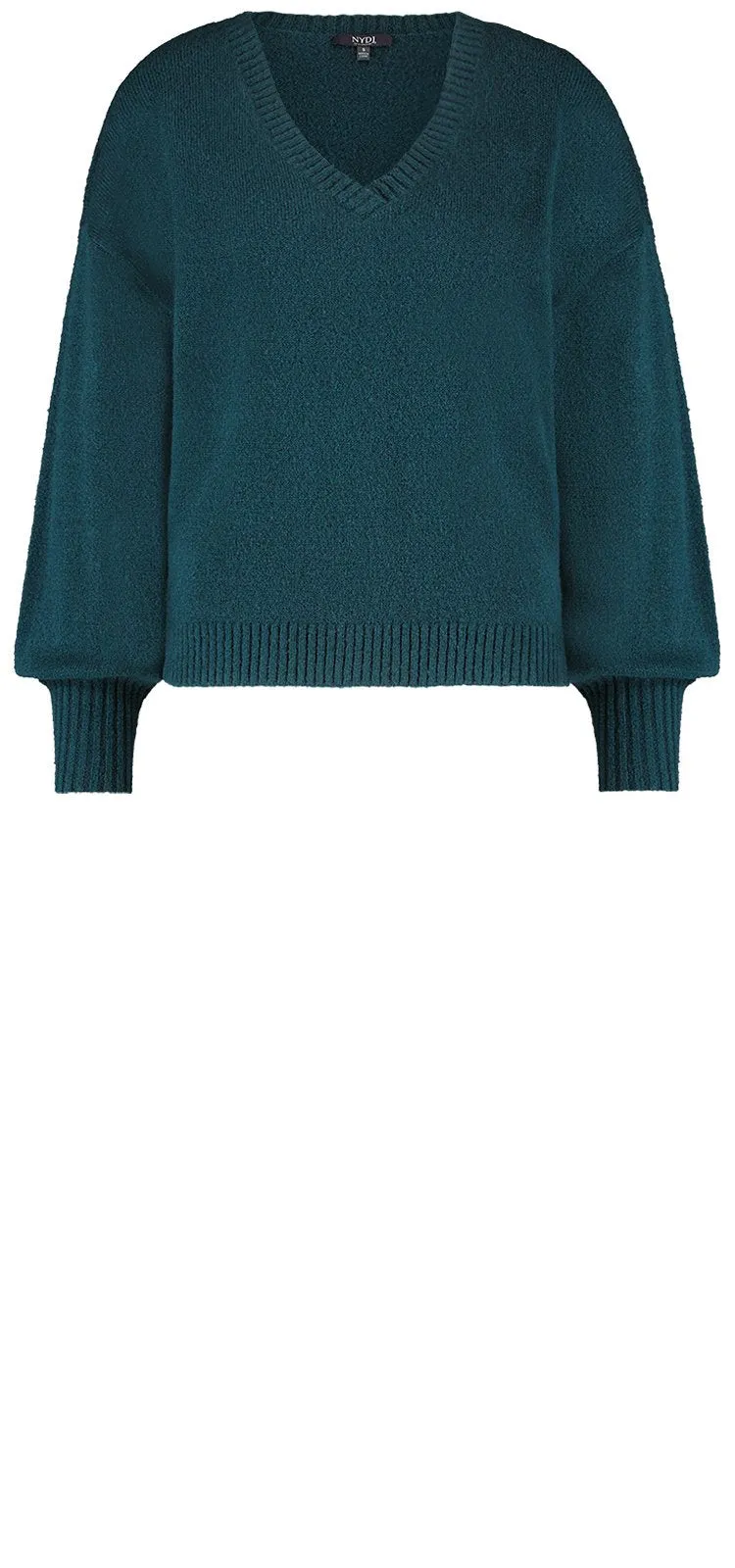 V-Neck Sweater Groenblauw | Marine