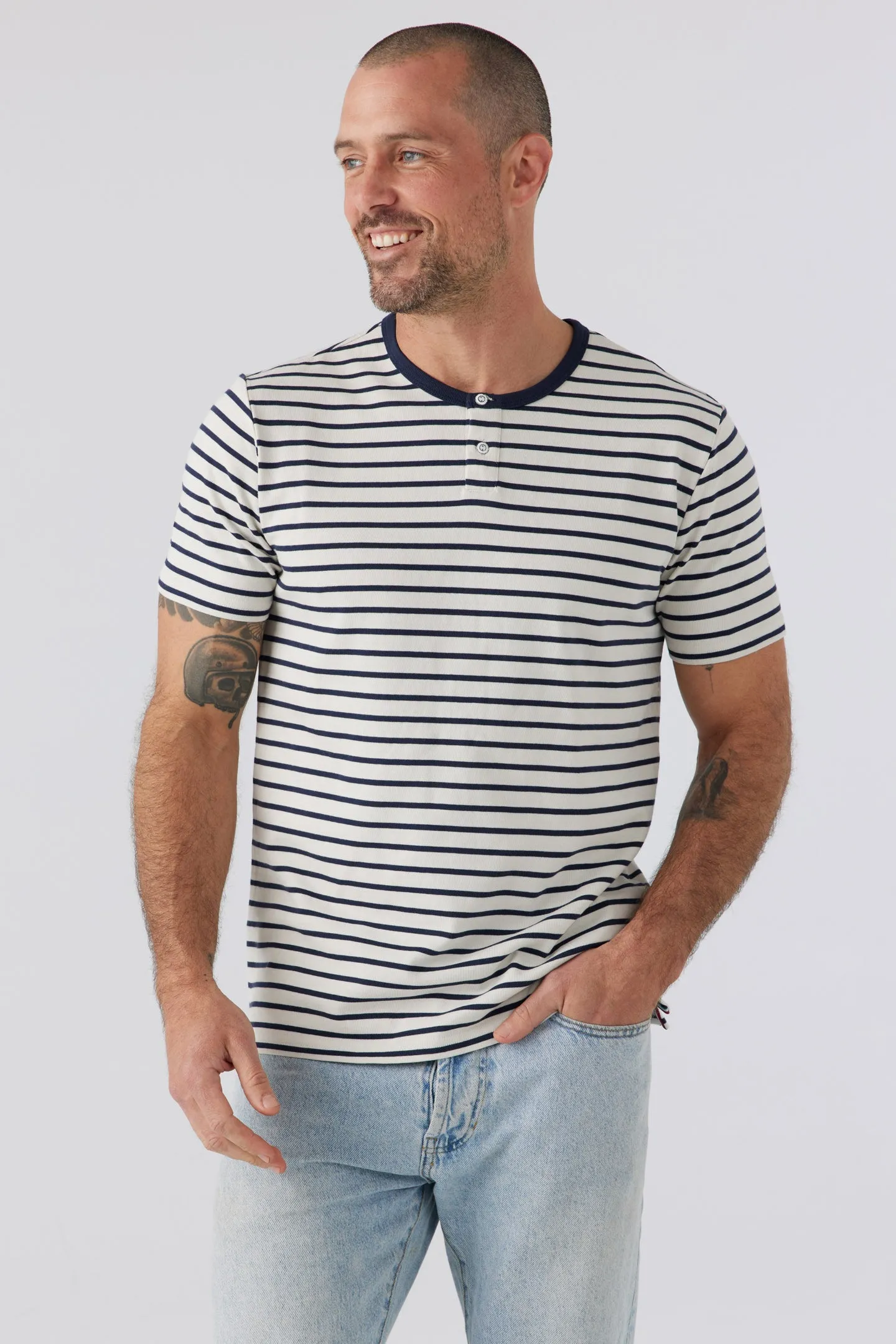 Venice Stripe Henley