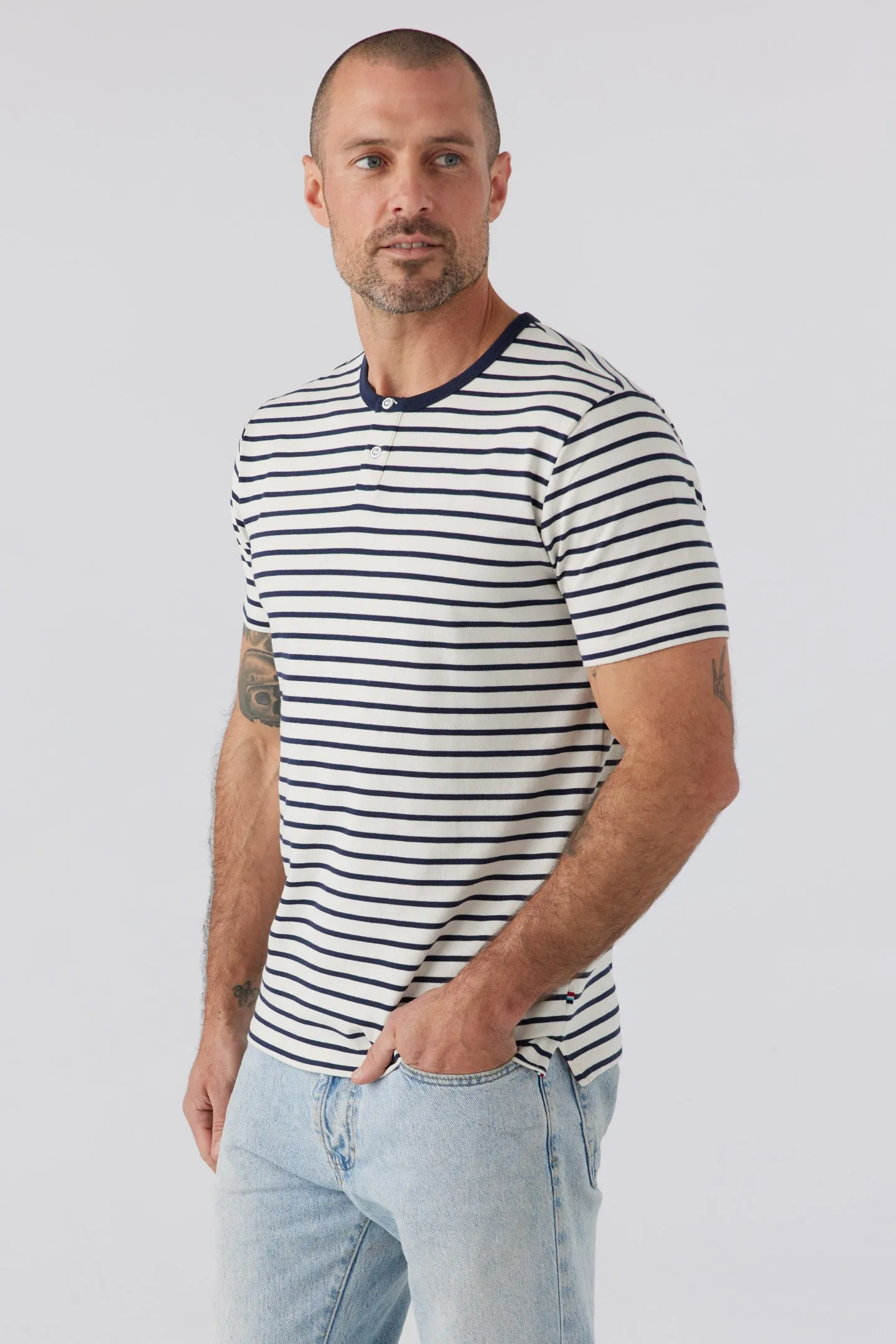 Venice Stripe Henley