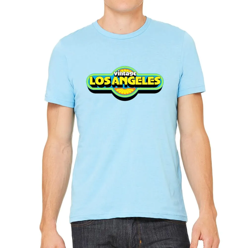 Vintage LA Men's Light Blue Tee