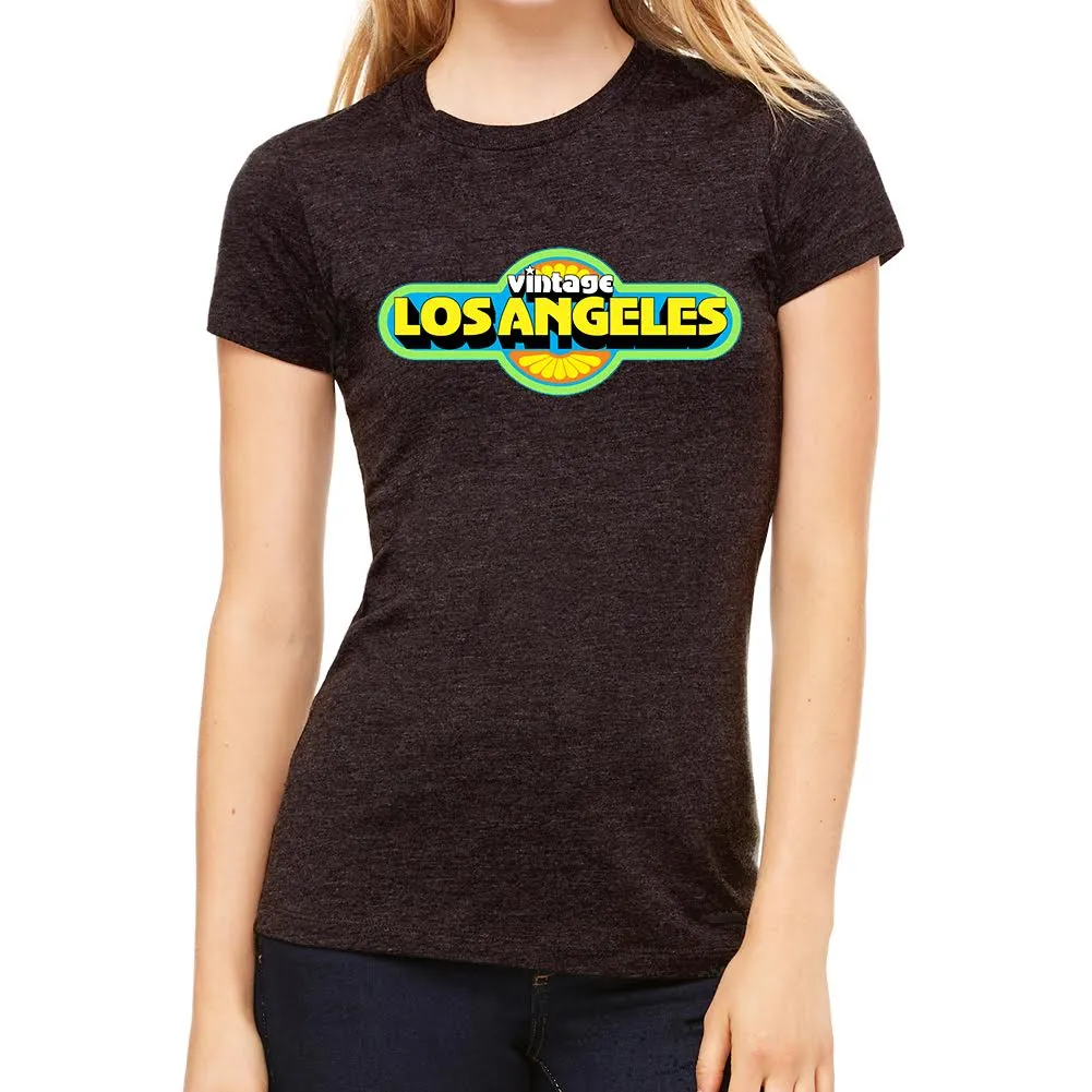 Vintage LA Women's Heather Black Tee