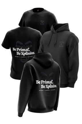 XAPE Primal Power V5 Hoodie & Tee - Black