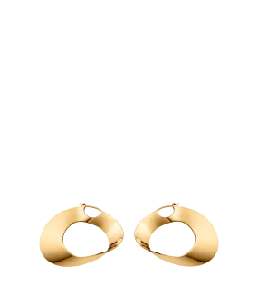 Éole Hoop Earrings - 24 carat gold gilded